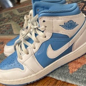 Jordan Kids' Sky Blue and White High-Tops